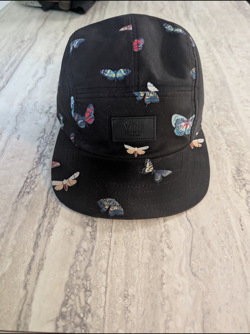 Vans Black Butterfly Five-Panel Hat